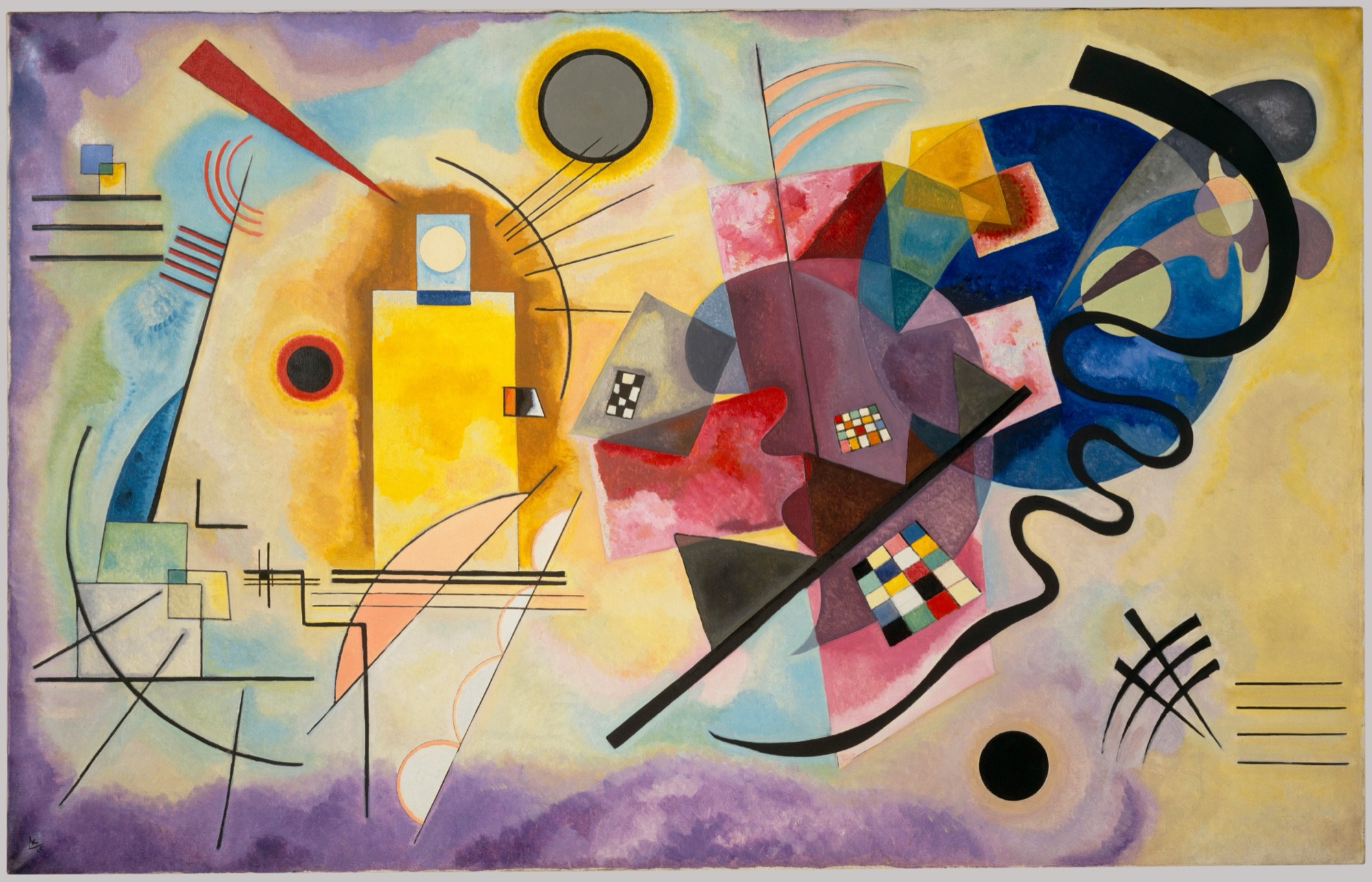Wassily Kandinsky - Yellow-Red-Blue